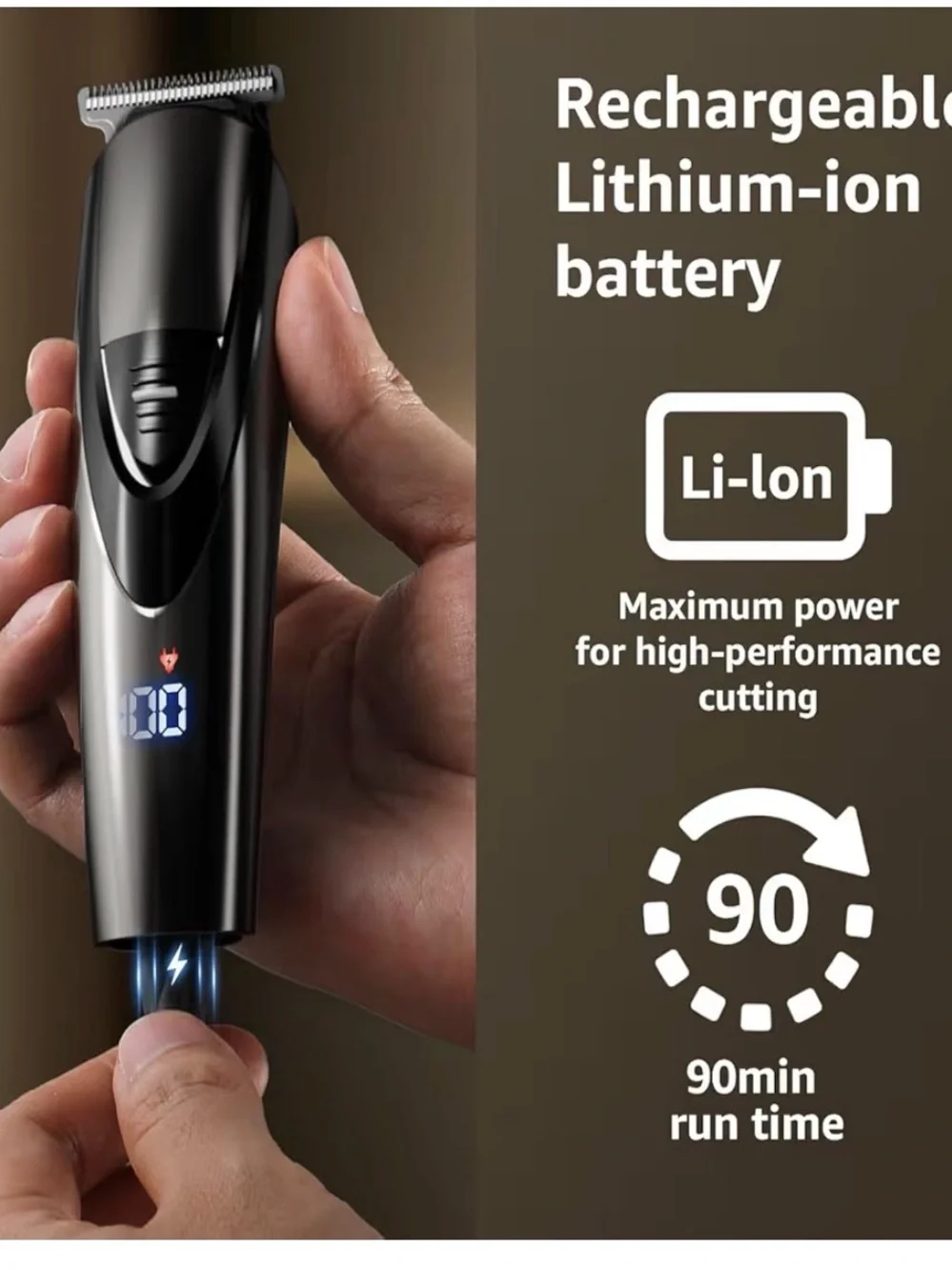 SHPAVVER Electric Beard Trimmer for Men: 16-in-1 Professional Barber Hair